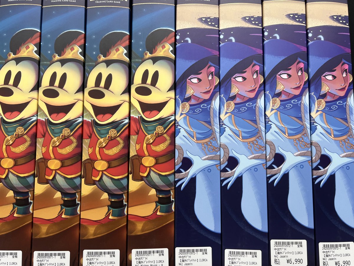 商品情報】 🐭ロルカナ 海外プレイマット ジャスミン、ミッキー 入荷