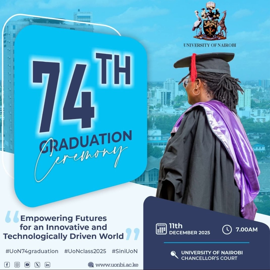 ClintonAyodi's tweet photo. #UoN74graduation
#UoNClass2025 https://t.co/yiCkoHO4JZ