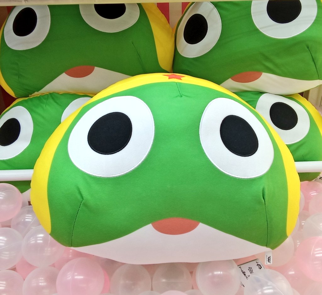 🐸プライズ情報🐸】 ケロロ軍曹 ドーム型ぬいぐるみ～ケロロ軍曹