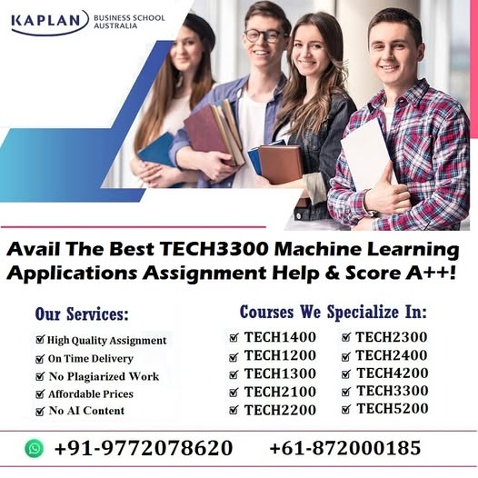 ShirleyNicole26's tweet image. Our tutors serve you impeccable TECH3300 Machine Learning Applications assignment help services in reasonable rates.
#TECH3100 #TECH2400 #TECH3200 #TECH3300 #TECH4100 #TECH4200 #AssignmentHelp #Kaplan #AustraliaAssignmentHelp #KaplanBusinessSchool #CourseHelp #OnlineTutoring