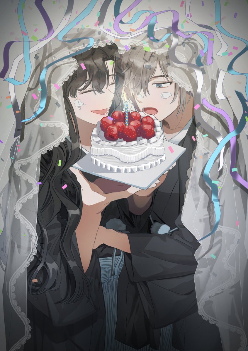 🍰 케이크 파티 🍰
2인 15만원 / 작업기한 40일 /그림 커미션입니다. 
신청: vr__99@naver.com로 자료를 보내주세요. 
공지: butterscone.tistory.com/8 

근데 케이크가 없을 수도 있는…

자신 있음: 말랑콩떡소년소녀, 화사한 분위기
자신 없음: 딱똑콱 무뚝뚝 차가운 성인 남성