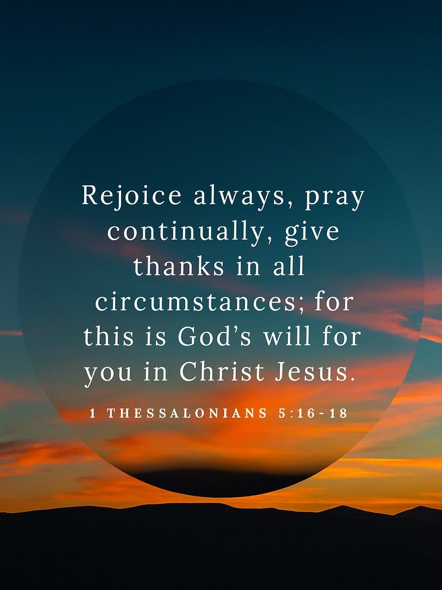1 Thessalonians 5:16
