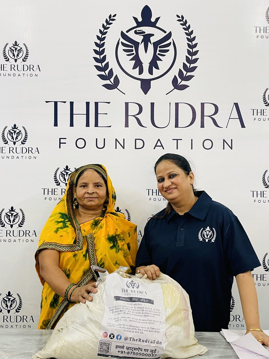 TheRudraFdn's tweet image. The Rudra Foundation — ज़रूरतमंदों तक उम्मीद और सहायता पहुँचाने का छोटा सा प्रयास, बड़े बदलाव की ओर कदम।
#TheRudraFoundation #SupportForAll #HelpingHands #HumanityFirst #ServeTheNeedy #SpreadKindness #SocialWelfare #BeTheChange