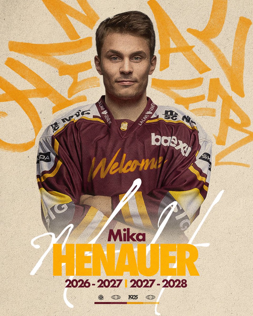 officialGSHC's tweet image. ✍️ 𝐌𝐢𝐤𝐚 𝐇𝐞𝐧𝐚𝐮𝐞𝐫 en 𝑮𝒓𝒆𝒏𝒂𝒕 pour 2️⃣ ans ! 🦅

Nouvelle signature ! 🚨 
Mika Henauer rejoint le bout du Lac dès l'année prochaine et ce jusqu'à 2028! 🔥

👉 🗞️ bitly.gshc.ch/4qn30pZ