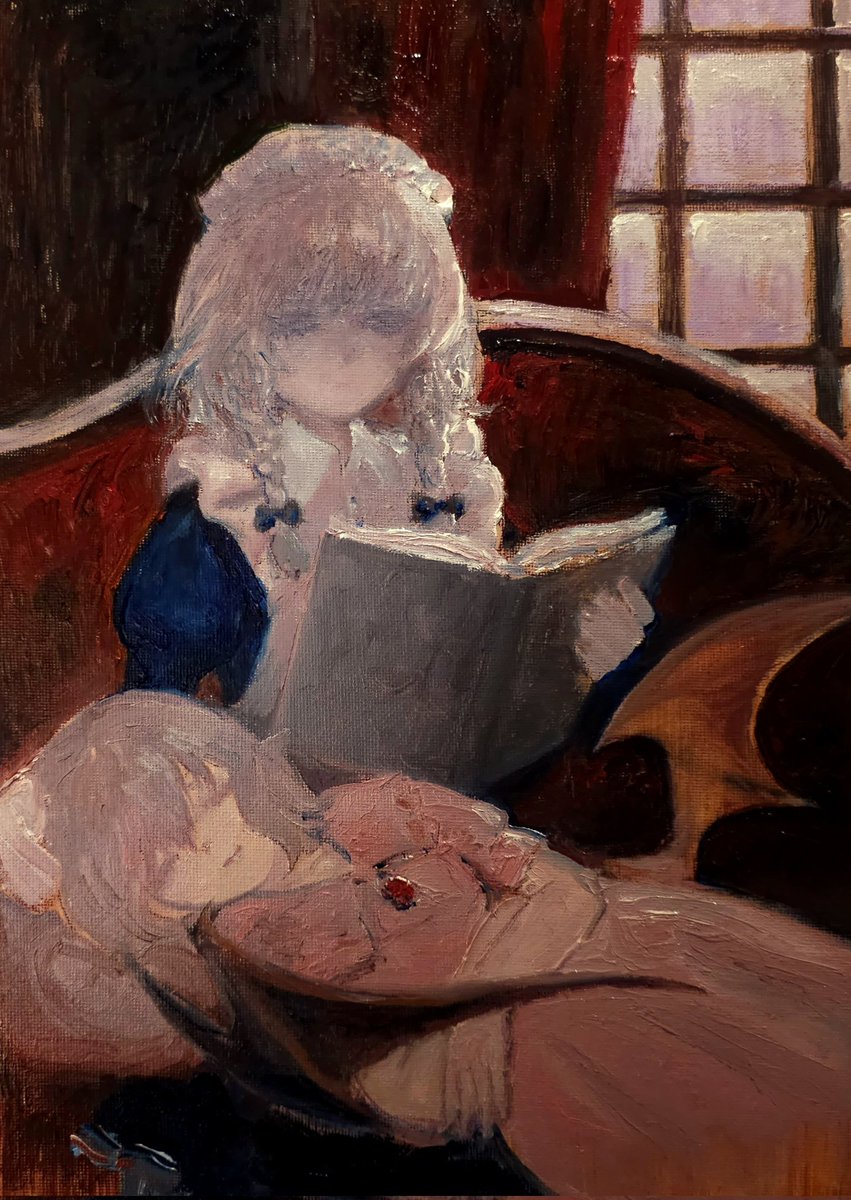 this is how the painting looks in dim light