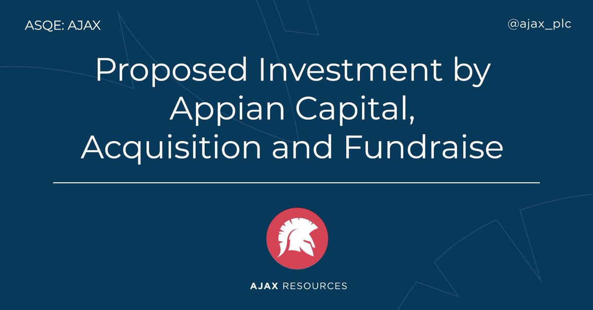 Ajax Resources Plc (AQSE: AJAX) tweet media