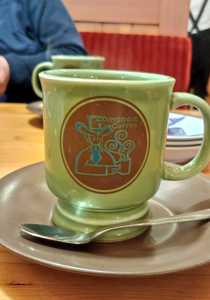 Springdolphin12's tweet image. こっちゃんのpostを見てコメダ珈琲さんへ✨✨あきらくんと半分こしていただきました👌
結構大きくてかなりお腹いっぱい🥹✨✨
#クルミっ子
#コメダ珈琲店