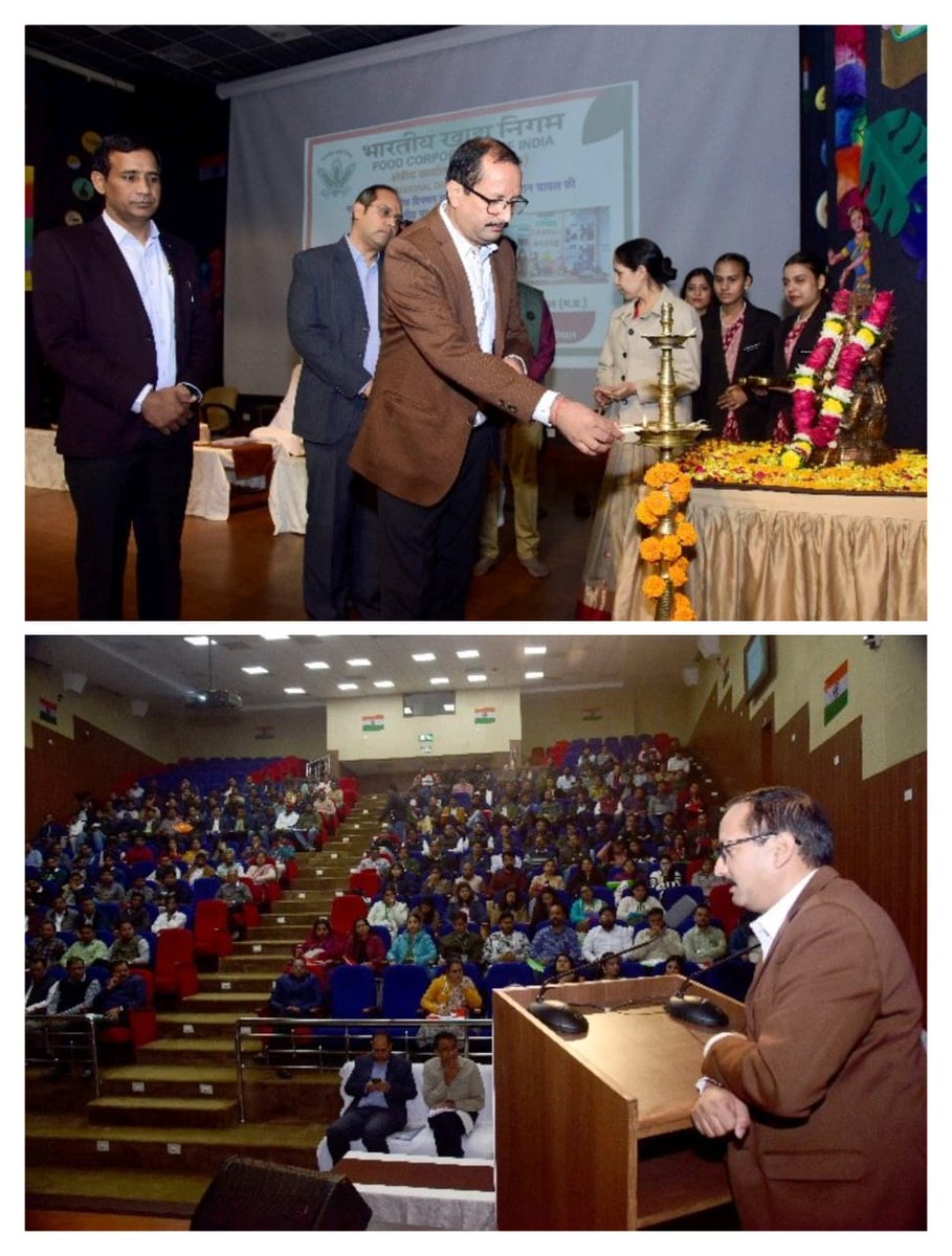 भारतीय खाद्य निगम, क्षेत्रीय कार्यालय, भोपाल (म.प्र.) द्वारा गुणवत्ता नियंत्रण (QC) और डिपो ऑपरेशन्स पर प्रशिक्षण कार्यशाला (Training Workshop) का उद्घाटन मुख्य अतिथि श्रीमती सूफिया फ़ारुकी वली, आईएएस एवं महाप्रबंधक (क्षेत्र), मध्य प्रदेश द्वारा किया गया |