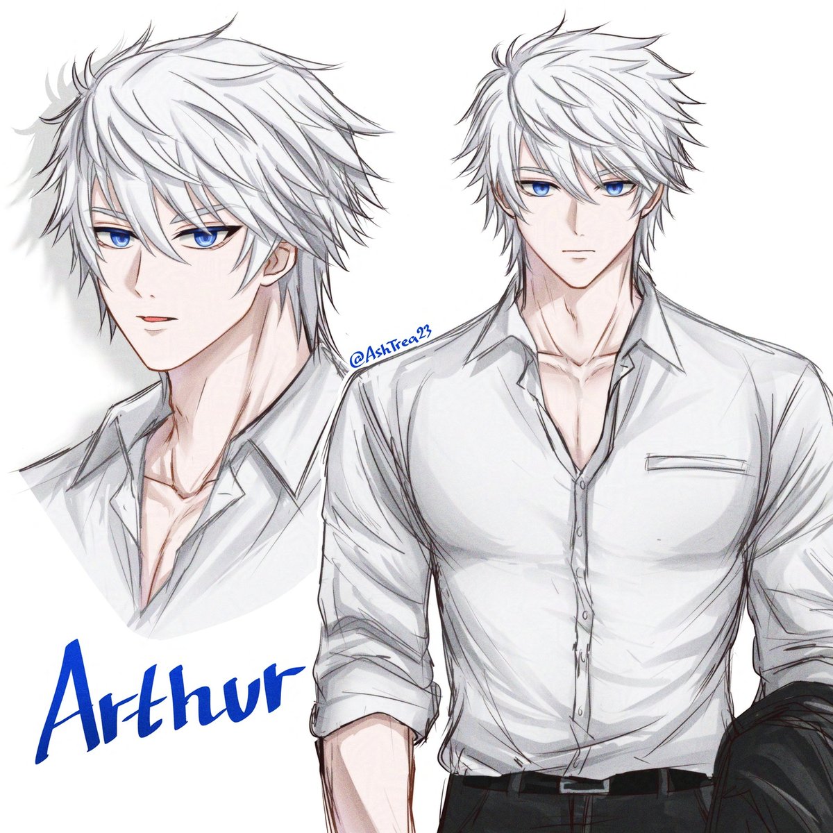 Arthur. An Ice cold and serious man but loved by his team

#OC
#originalcharacter
