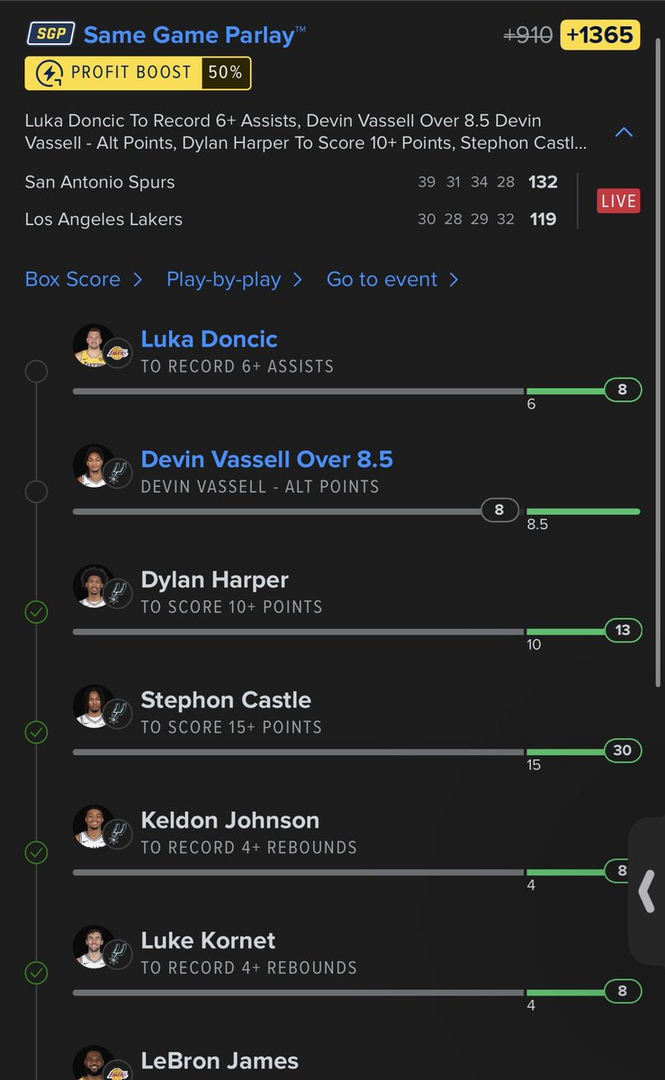 I will never bet on vassell in my life again this man is horrible