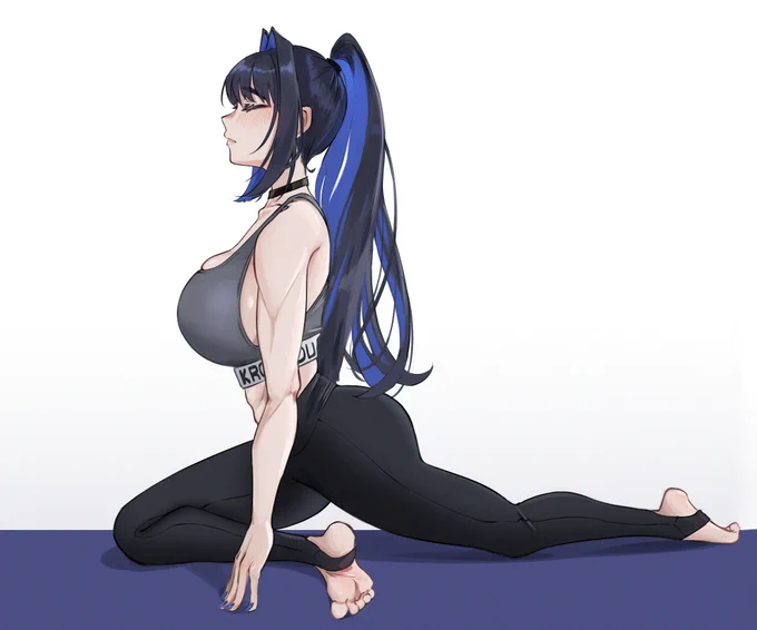 Pilates #kronillust