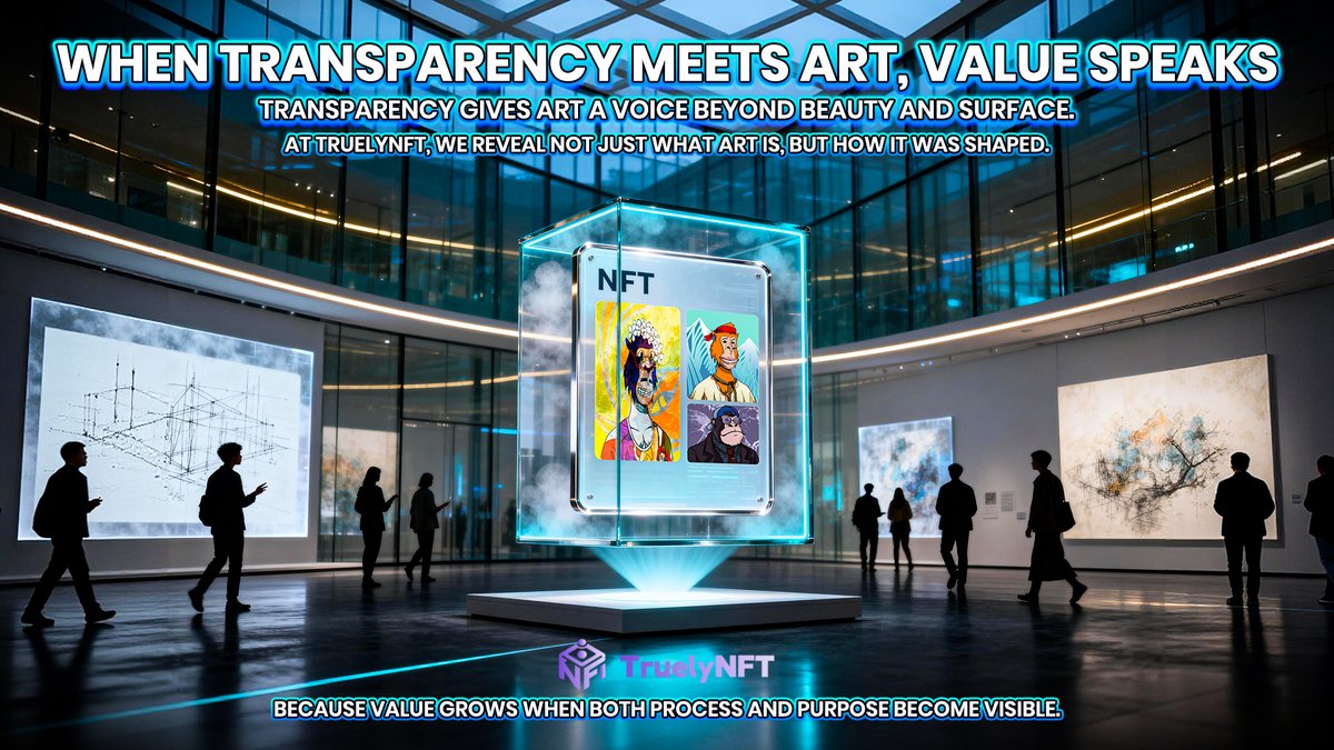 Truely_NFT's tweet photo. ๐ Transparency doesnโt remove mystery, it reveals meaning.
๐ At TruelyNFT, every creative journey is made visible.
๐ Value comes from how itโs made, not just whatโs made.
๐ When process is clear, trust follows.
#TruelyNFT #TransparencyInArt #CreativeProcess #VisibleValue https://t.co/ZeMGn6pDY4