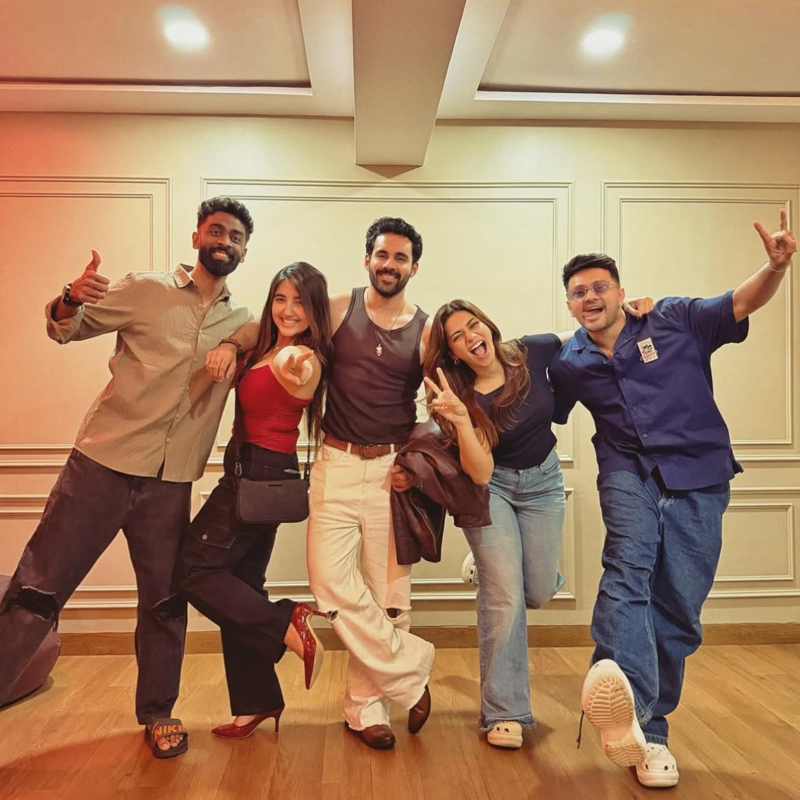 I don’t know why, but when I look at them, the first thing that comes to my mind is DAMN FAM vibes.

I hope this friend circle keeps serving us with dance reels, pranks, vlogs, and challenges

Please start a YouTube channel and do Secret Santa 😭