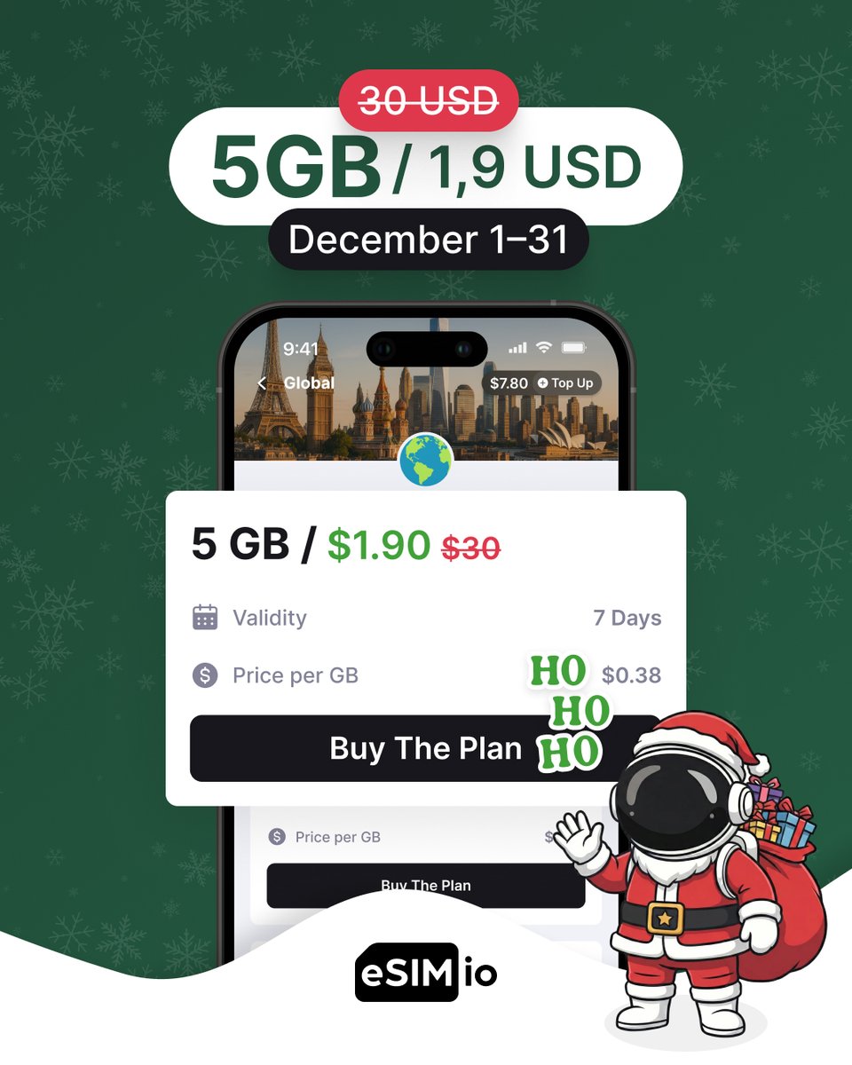 Your Travel Buddy | eSIM io tweet media