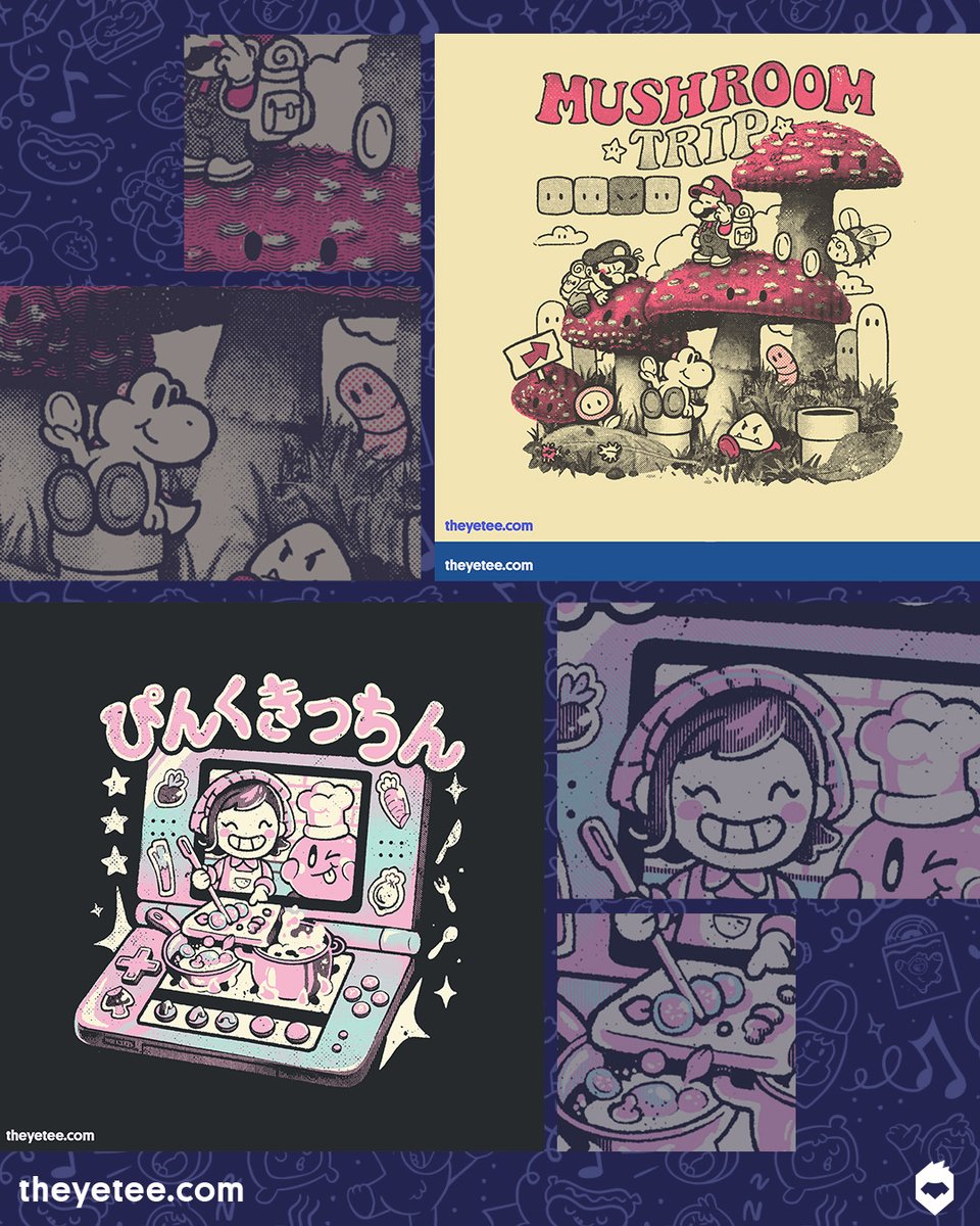 Nintendo & Cooking Mama Shirts $19 Each via Yetee w/ Code: MERRYCAGMAS  https://t.co/HUvrEZTXpP Remember when people thought Cooking Mama mined  bitcoin?