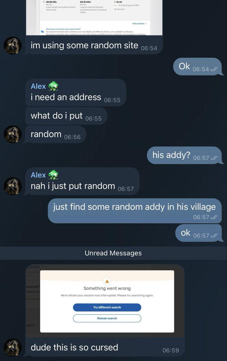 BlerGoom's tweet photo. my intern been trying to book this guys flight for 2 days

i believe his location is so fucking obscure that it may be the first time in history anyone from his village has ever left

we will find a way to get him out the hood

so that i can gamble with his life 

goombler mode https://t.co/nOCIJBskNe