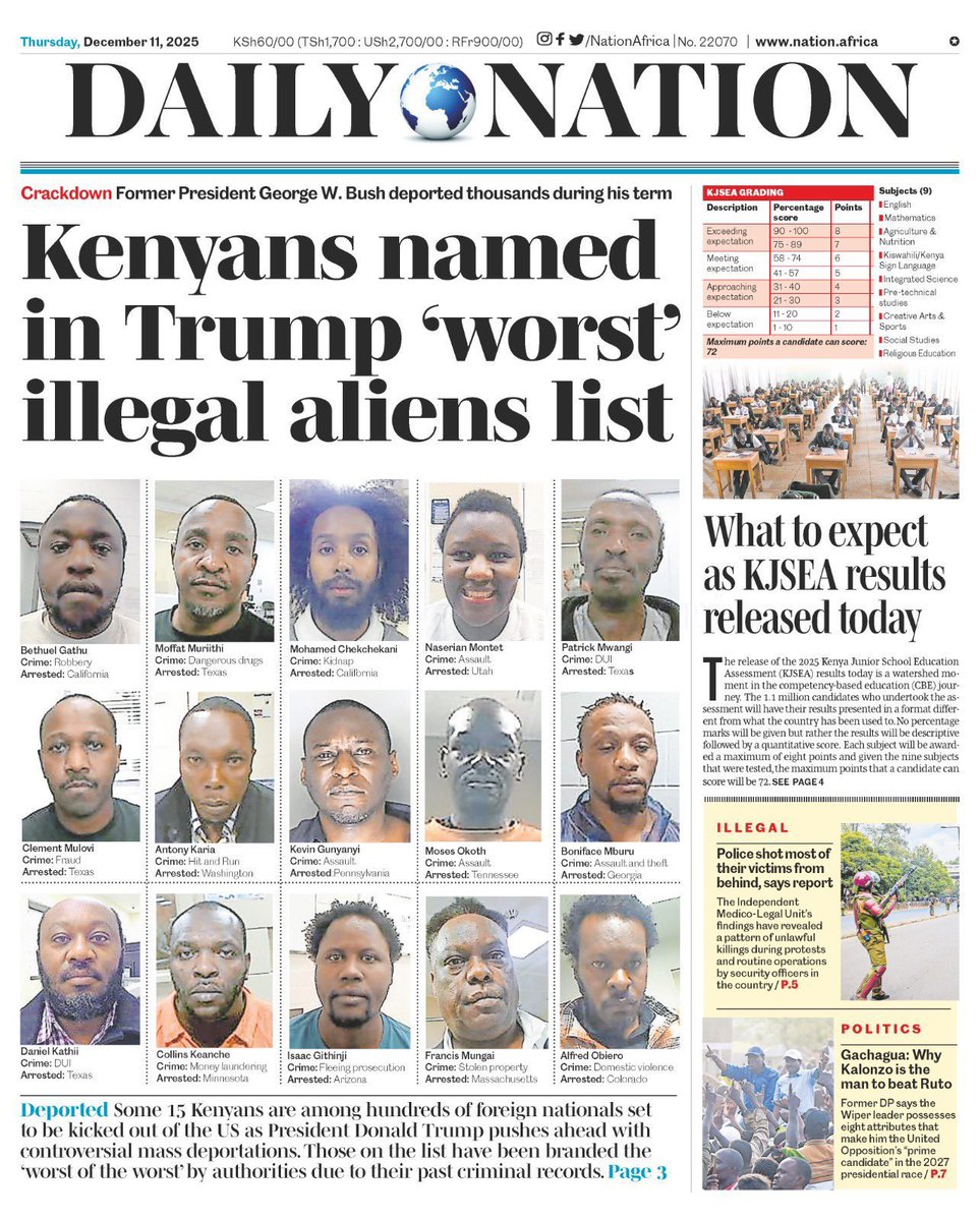 Kenyans thought Trump would spare them! 

Carry your cross. Idiots