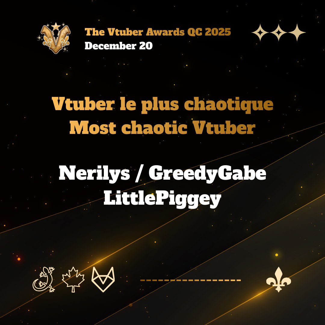 Hoyyy les gens  je tenais à vous dire un gros merci pour la nomination, c'est grâce à vous tous.   En plus d'avoir atteint le 500 follow sur twitch, je me retrouve maintenant nominé pour le vtuber le plus chaotique  merci mes petits démons je vous aime de tout mon cœur ❤️