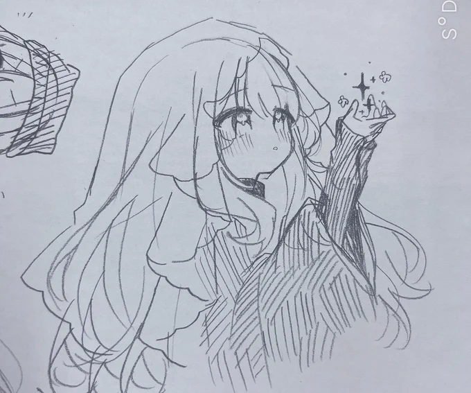 #創作 #oc 

シャーペンでoc(リリアナ) 
