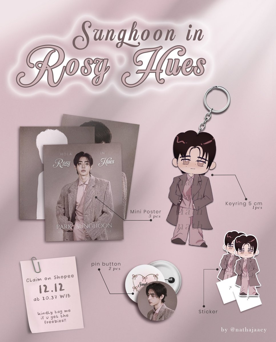 [claim] 💗𝒮𝓊𝓃𝑔𝒽𝑜𝑜𝓃 𝒾𝓃 𝓇𝑜𝓈𝓎 𝒽𝓊𝑒𝓈 ˚ʚ♡ɞ˚ freebies sunghoon by @nathajaaey ...