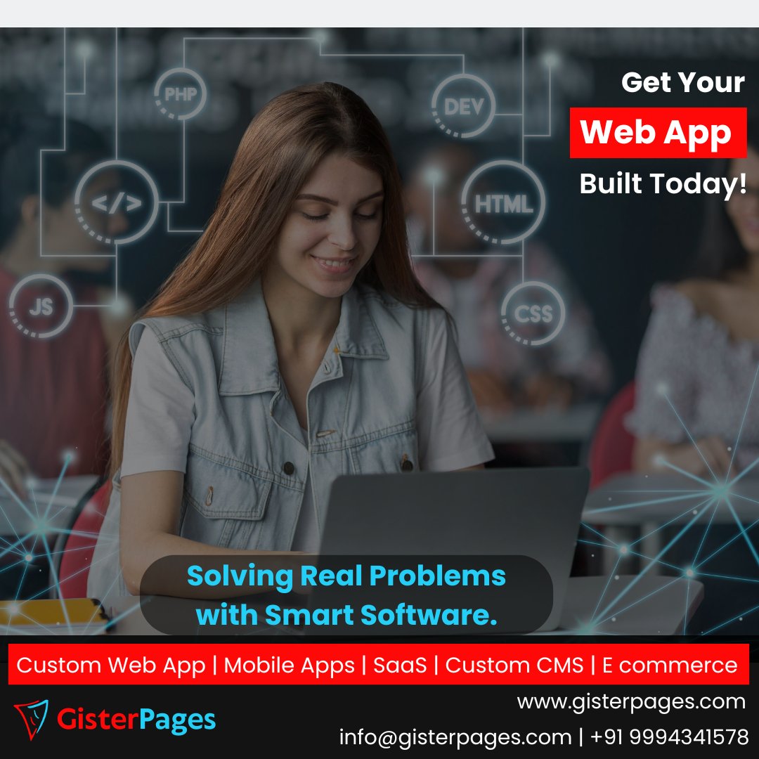 gisterpages's tweet photo. Want to build a professional, fast, and scalable web app for your business?
At GisterPages, we turn ideas into powerful digital platforms that solve real-world problems. 
📞 +91 9994341578
🌐 https://t.co/qt2YWRlHNU
📧 info@gisterpages.com

#WebAppDevelopment #CustomWebApp #SaaS https://t.co/OStXIGZ9WL