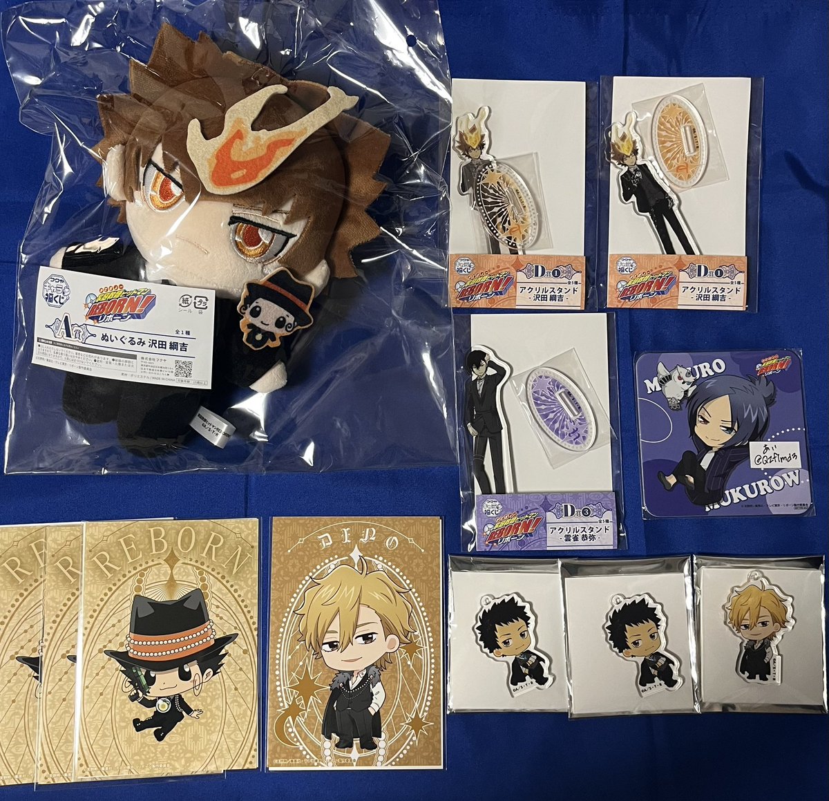 交換/譲渡】家庭教師ヒットマンREBORN! リボーン キャラ福くじ 譲 A賞