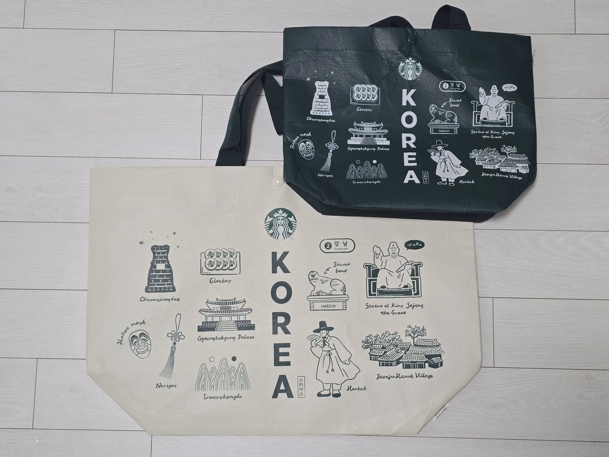 wkh320_'s tweet image. スタバのリユーザブルバッグ買えた！
普通にかわいい😖🤍