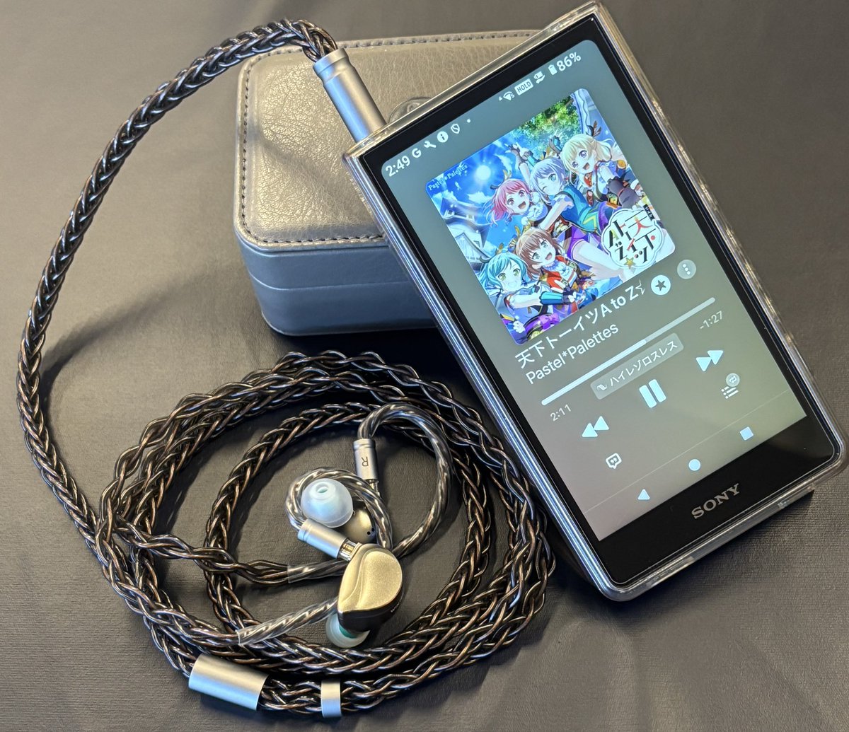 雫です。 今日はZX707！ いつものポタオデセット重すぎて、軽さ重視✨ そして