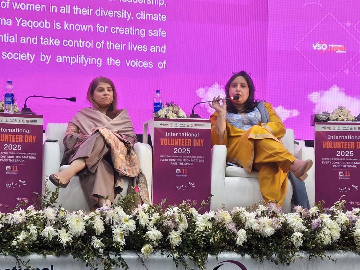 From crisis response to rebuilding, women stand first. Let’s ensure diversity drives inclusive solutions -Uzma Yaqoob

#IVD2025
#VolunteersSparkOthers