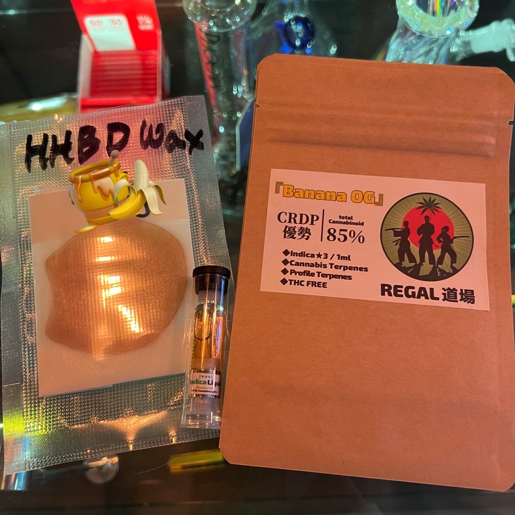 本日も22:00迄営業中‼️ 🆕【新入荷】 OG Kush ＆ Banana OG🍯💥 ・WAX