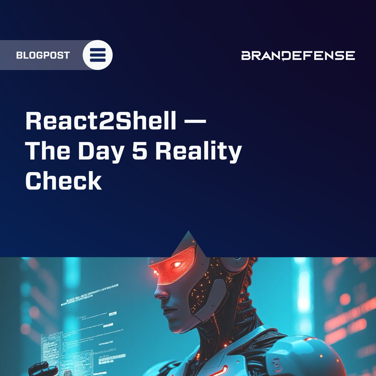 🔥 React2Shell (CVE-2025-55182) — Day 5.
The shift from disclosure to active exploitation happened in hours, not weeks.

Key risks now:
• Default Next.js deployments exposed
• WAF evasion in the wild
• Secret theft > RCE
• APT &amp; botnet adoption accelerating

If you patched