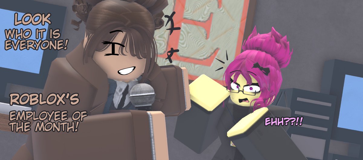 no_mandaari's tweet image. It&apos;s everyone&apos;s favorite host of today!

I REFUSE TO USE THE FACES THEY HAD IN THE VIDEO...

#ROBLOX #robloxart