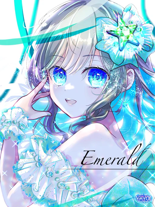 誕生石シリーズ ↓高画質はこちら #ibispaint #アイビス #イラスト