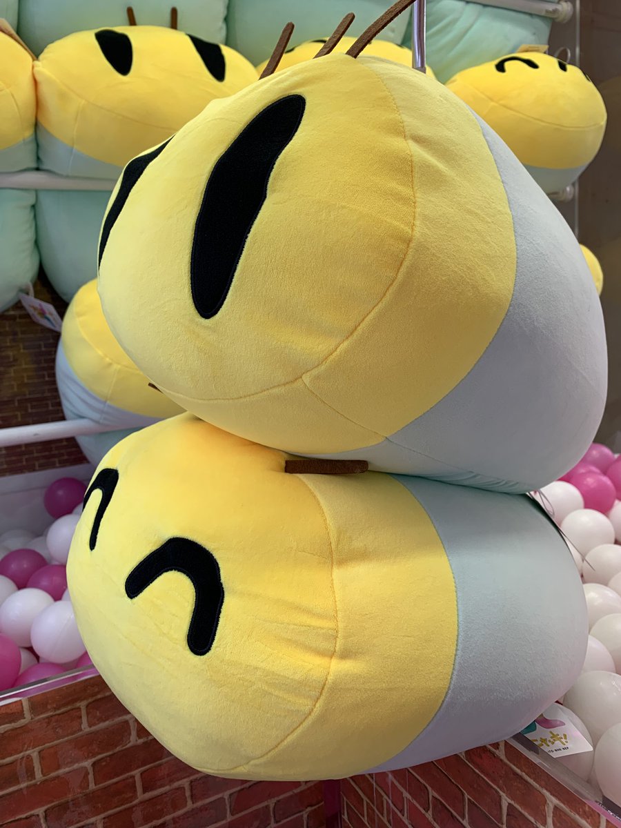 本日入荷】ニャッキ！ もちもちぬいぐるみGJ18R💛入荷致しました