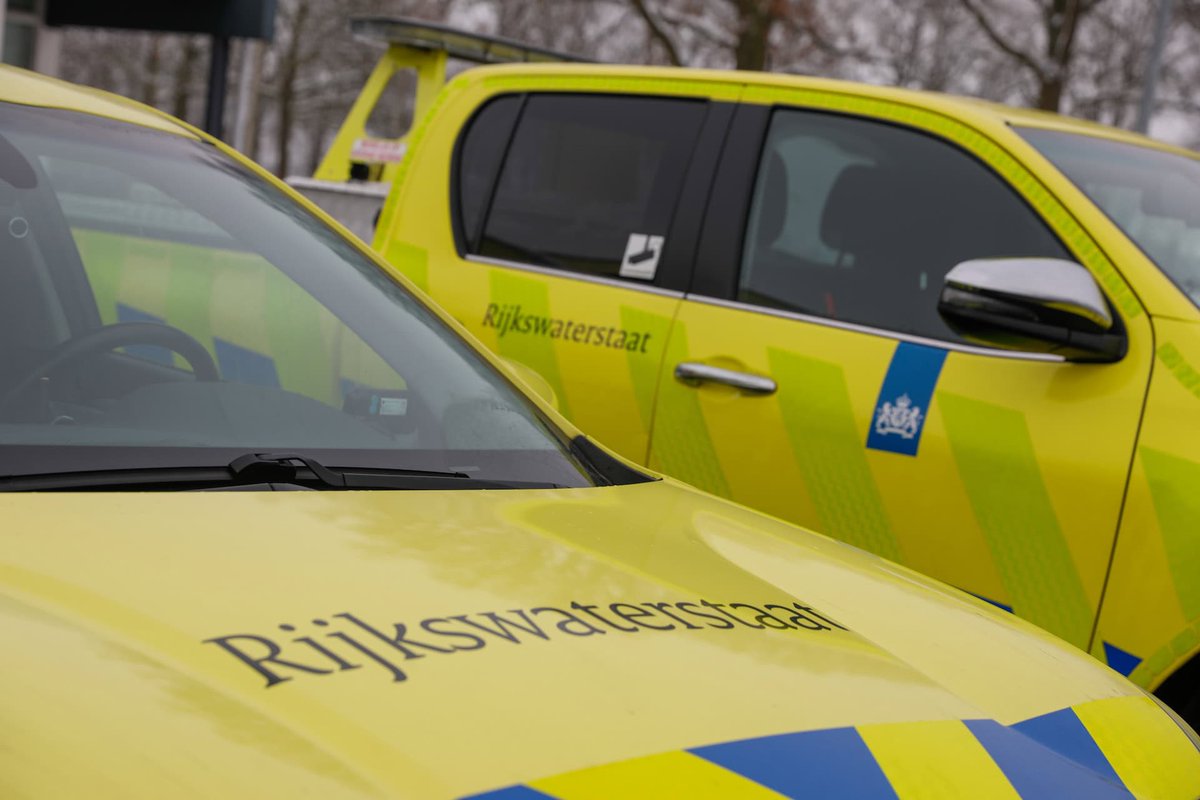 Forse file door ongeval op A7 bij Oostwold