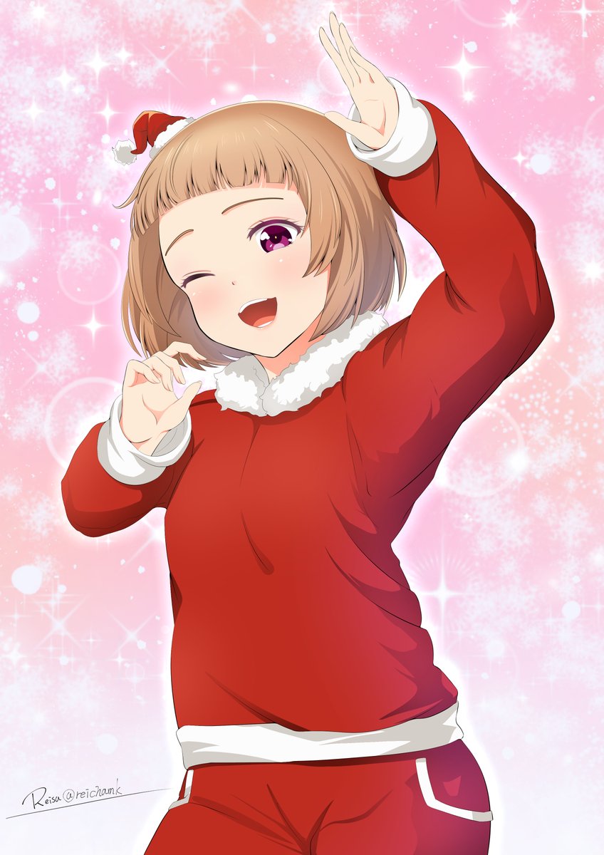 「ハチナイクリスマス美少女名鑑3 #天草琴音 #八月のシンデレラナイン」|れいさ【サイレンススズカ描いてます】のイラスト