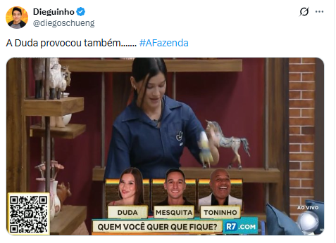 Sevenn_Boy's tweet photo. O que mais tá me irritando é o fato da Duda tá destruindo a maquete justamente no minuto que era pra ela denfender a permanência no programa!
A @GalisteuOficial deixou tudo rolar e acontecer, sem intervim, ela que deveria ser imparcial acabou sendo parcial.
#AFazemda https://t.co/tiBGPRaXtw