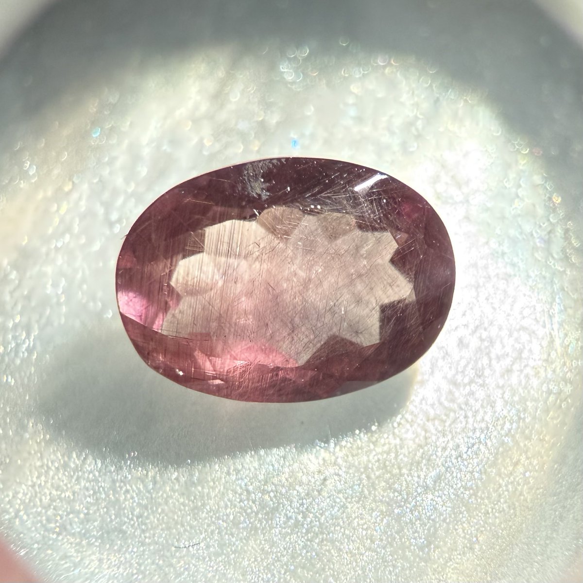 ★特選一連★再入荷☆激レア♢心の傷を癒す♡【ピンクトルマリンタンブル連】❤️ 御徒町で「トルマリン」として購入したこの子 白熱球で色変わりする点