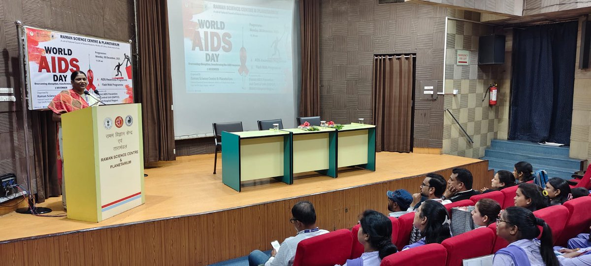 ncsmgoi's tweet image. ❤️‍🩹@RamanCentre, a unit of @ncsmgoi, @MinOfCultureGoI observed #WorldAIDSDay with an impactful Awareness &amp;amp; Guidance Session for students and teachers of Sevasadan D.Ed. College; 

#AIDSPrevention #YouthEngagement #PublicAwareness

(1/3)