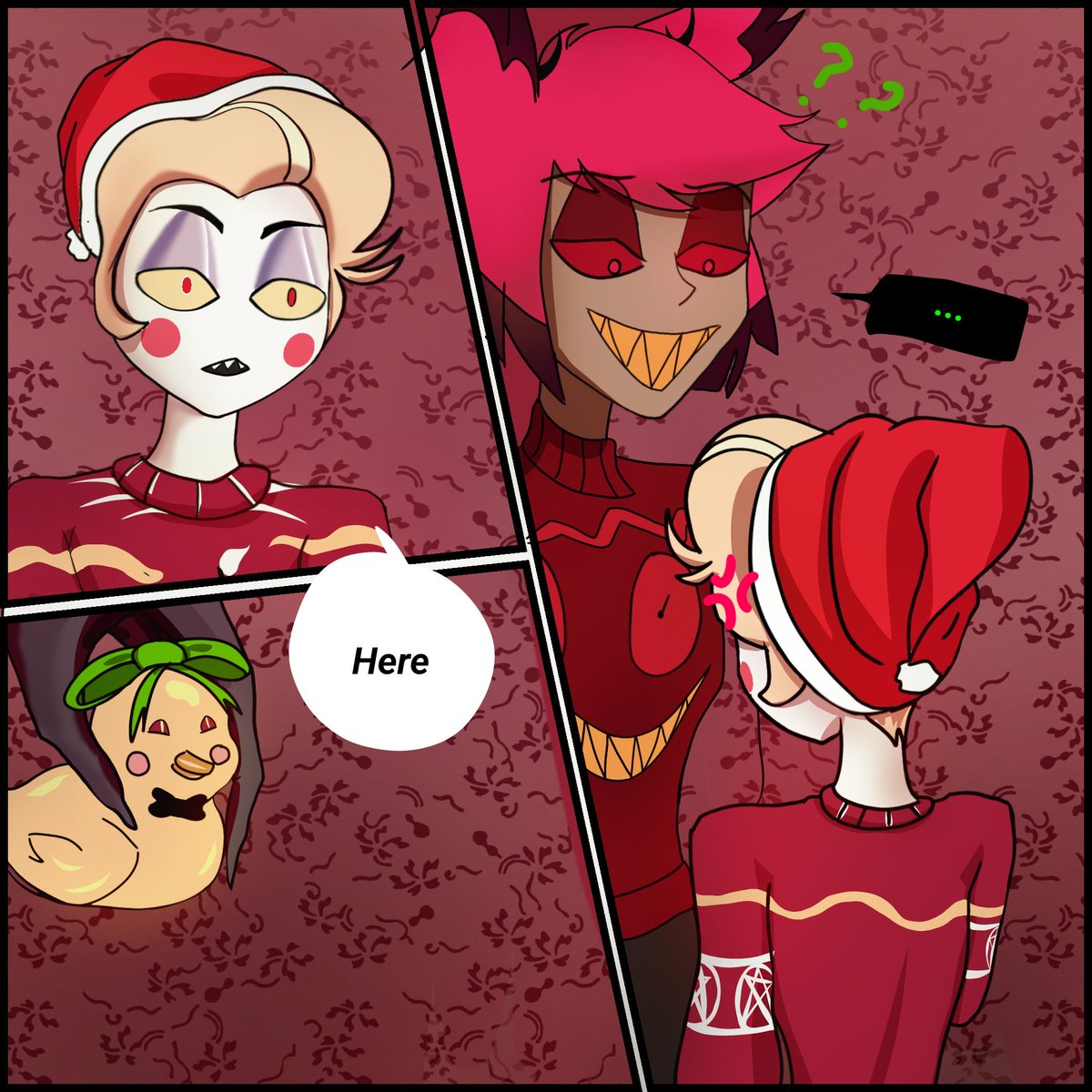 DarkOverlordAz1's tweet photo. Christmas  AU part 2 https://t.co/ixUpNoqSen