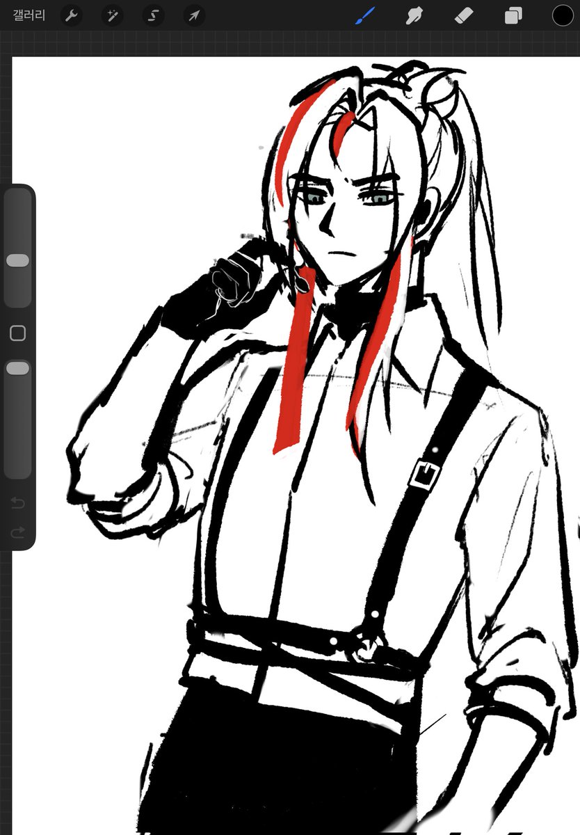 #yone
예전에 그리다가 드랍했던거