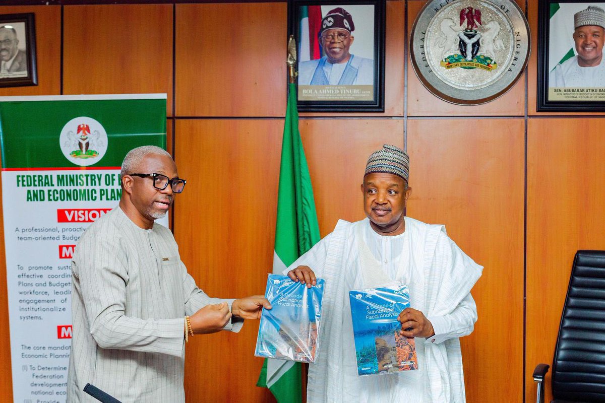 On Tuesday, our team visited the office of the Hon. Minister of Budget and Economic Planning, <a href="/atikuabagudu/">Senator Abubakar Atiku Bagudu CON</a>, where we discussed Nigeria’s budget priorities, including linking annual budgets to medium-term plans, improving disaggregation of implementation reports, and