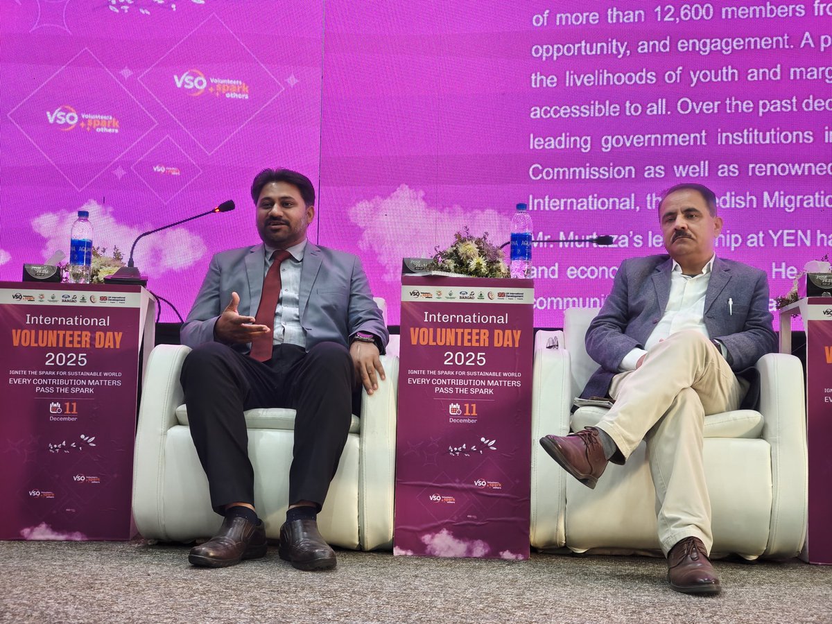 From volunteer to leader,  Mr. Shahzad highlights how indigenous knowledge shared among volunteers creates great impact.  

#IVD2025
#VolunteersSparkOthers