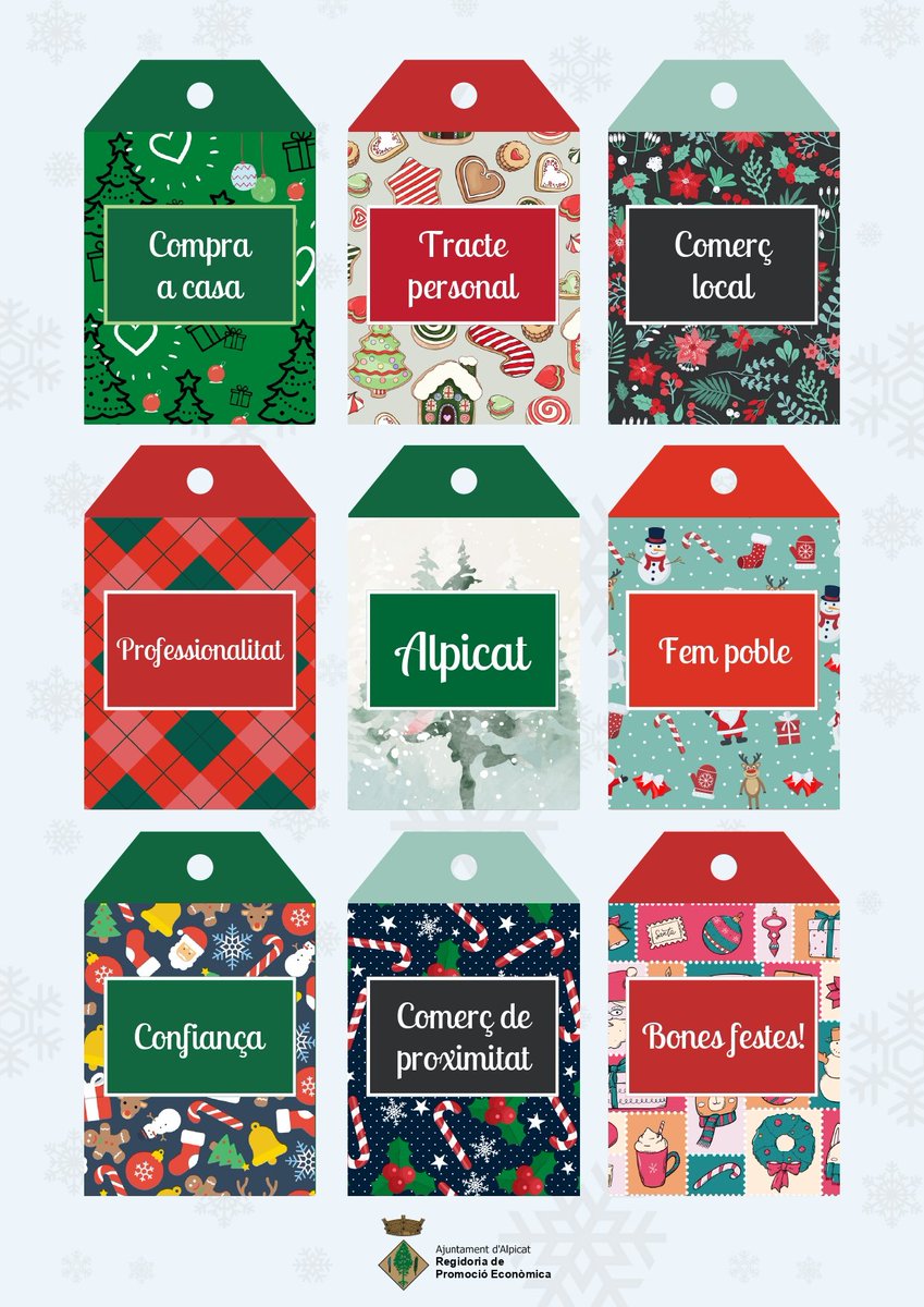 🫵🏼 Fes poble 🏘️, fes Nadal 🎄
💫 Compra al comerç d’Alpicat 🛍️🎁