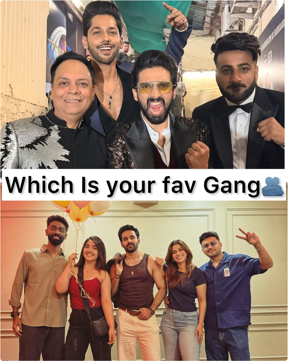 tellykhazana's tweet photo. Both squads bring their own energy — but who wins YOUR vote?
Drop your pick below! 👇🔥
#BiggBoss19 #TeamA #TeamB #AmaalMallik #BaseerAli #PranitMore #AshnoorKaur #AwezDarbar #NagmaMirajkar #AbhishekBajaj #RealityBuzz #baseerali #ZeishanQuadri #shehbazbadesha #trendingpost https://t.co/I58xSKN9KP