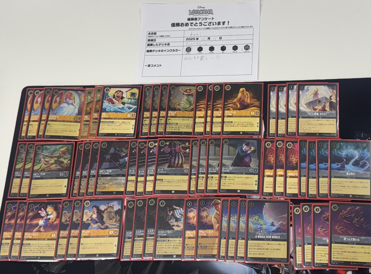 ロルカナ セットチャンピオンシップ 優勝 セット 祝]ロルカナ セットチャンピオンシップ優勝🥇｜noon