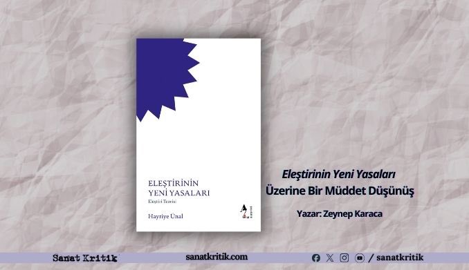 Zeynep Karaca, Hayriye Ünal’ın bu yıl A7 Kitap’tan çıkan “Eleştirinin Yeni Yasaları” kitabı üzerine yazdı. (<a href="/a7kitap/">A7kitap</a>) 

sanatkritik.com/yazilar/elesti…

#SanatKritik #ZeynepKaraca #HayriyeÜnal #A7Kitap #EleştirininYeniYasaları