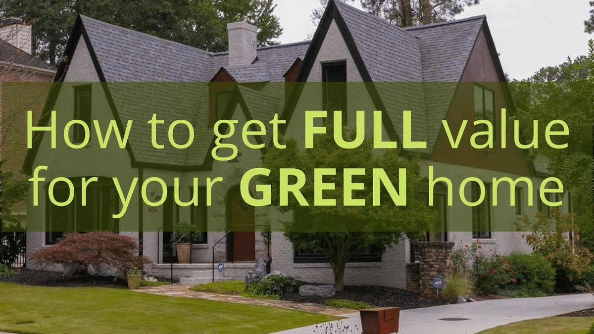 How to get FULL value for your GREEN Home: Advice for Buyers &amp; Sellers: buff.ly/3G41tyS #realestate #realestateagents #homes #home #greenhomes <a href="/AI_National/">Appraisal Institute</a> #appraisers #appraisals #greenappraisals #greenloans #financing #loans <a href="/SawHorseDesign/">SawHorse, Inc.</a> @ATLectric <a href="/EarthAdvantage/">Earth Advantage</a>