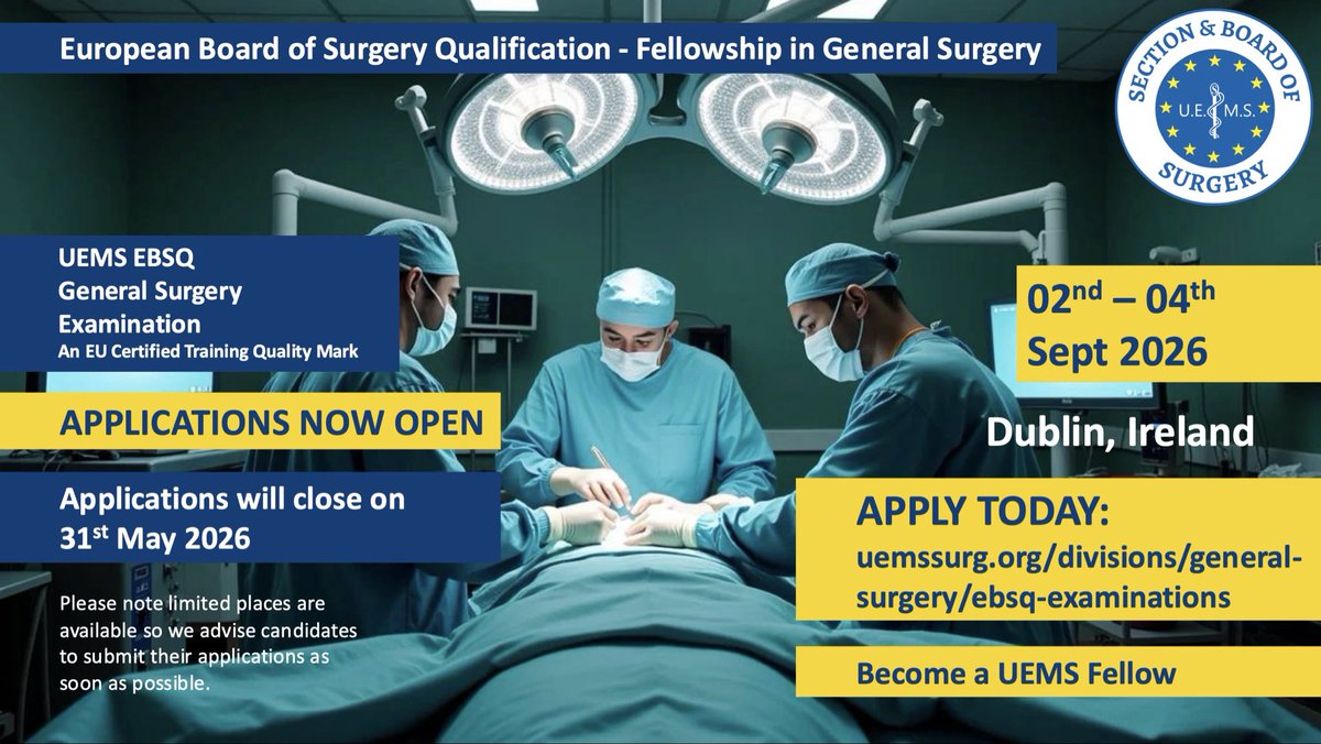 UEMS FEBS Gen Surg tweet media