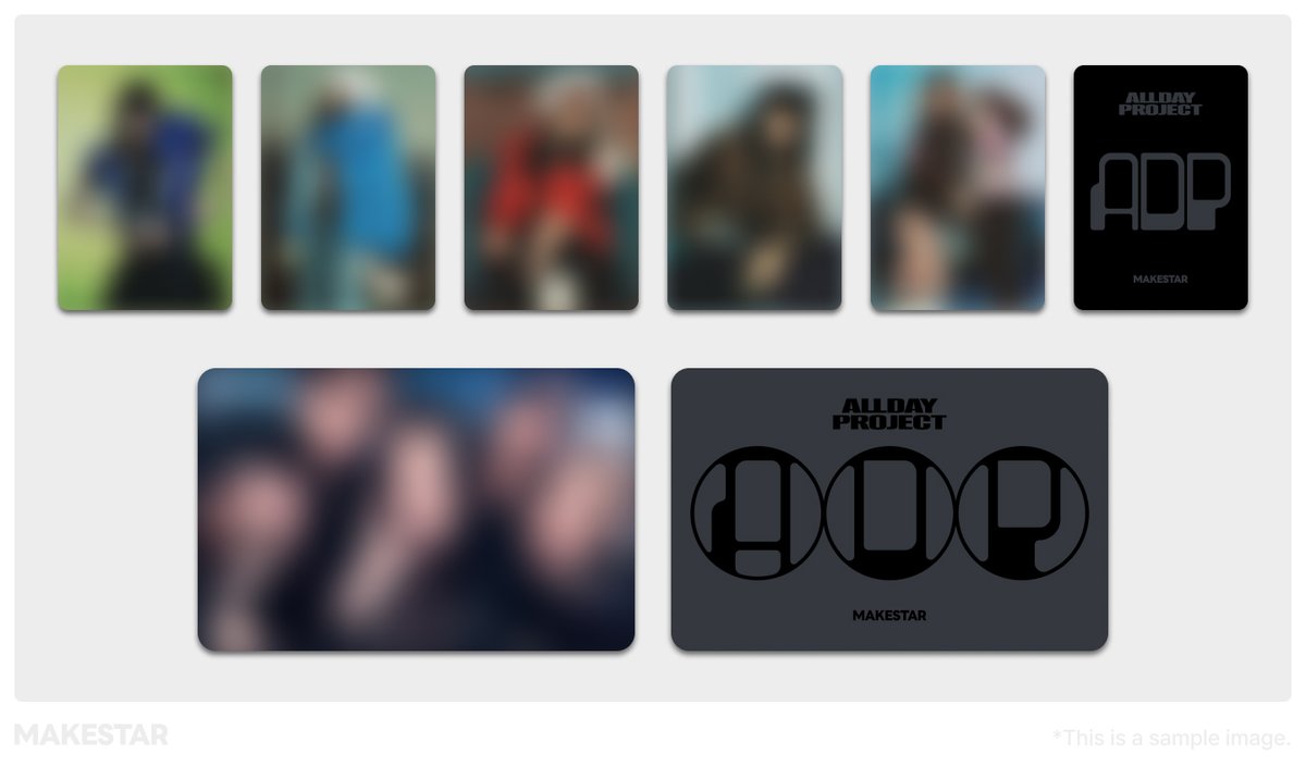 さわえ　Man 台湾　フォトカードACセット タワ渋MAKESTAR】 #ALLDAYPROJECT MAKESTAR対象 1st EP Album『ALLDAY